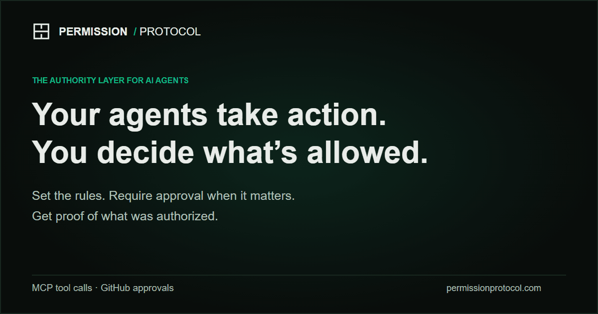 Your agents take action. You decide.